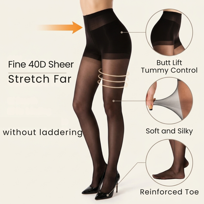 Collanni™ Rip-Resistant Tights — Sheer, Smoothing & Snag-Proof